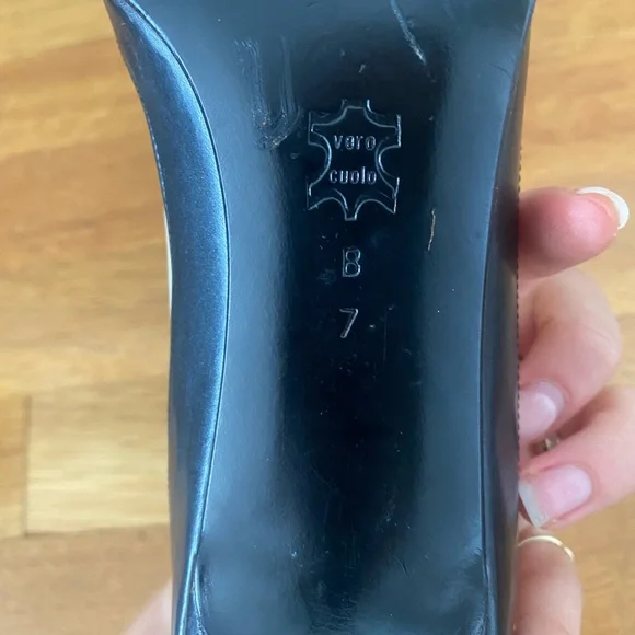 Marolo B&W kitten heels Vintage - Picture 5 of 5